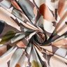 Bomullsjersey Digitaltryck med akvarellblommor – koppar/pistage,  thumbnail number 3
