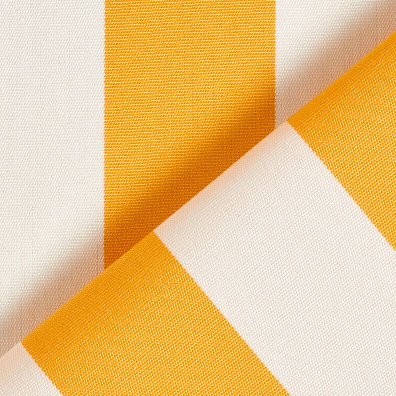 Outdoortyg Canvas Blockränder – solgult/elfenbensvit,  image number 4
