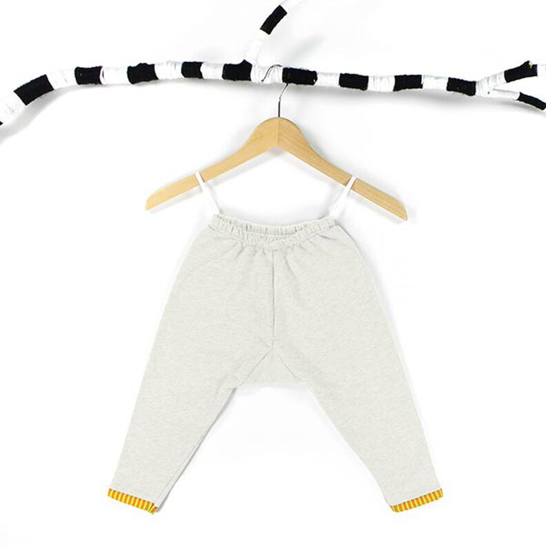 Lätt bomullssweat enfärgad – yllevit,  image number 4