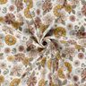 Muslin/Dubbel-krinkelväv retro-blommor – vit,  thumbnail number 3