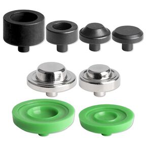 verktygsset öljetter [8 stycken | Ø 11+14 mm] | Prym – silver metallic/mörkgrön, 