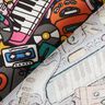 Dekorationstyg Halvpanama Musikinstrument – svart/pink,  thumbnail number 4
