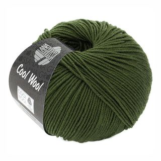 Cool Wool Uni, 50g | Lana Grossa – mörk-oliv, 