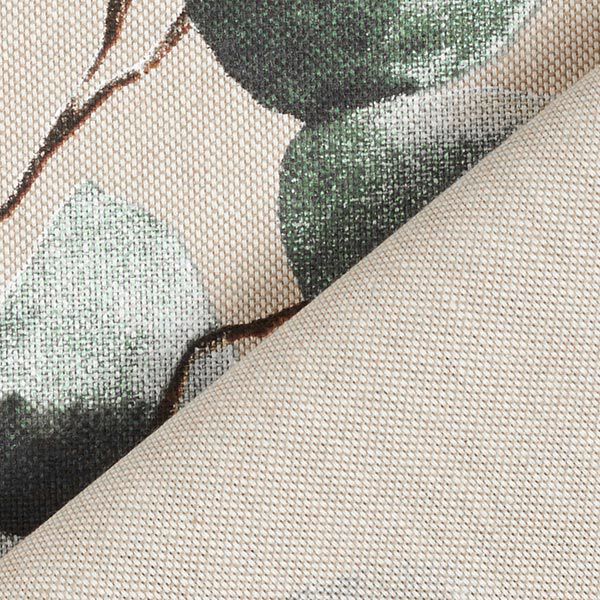 Dekorationstyg Halvpanama Eukalyptus – natur/mint,  image number 4
