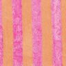Frottétyg Bambus blockränder – ljusorange/pink,  thumbnail number 1