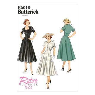 Vintage - Klänning 1952, Butterick 6018|32 - 40, 