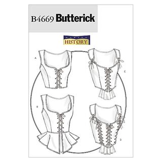 Historisk dräkt, Butterick 4669|32 - 38, 