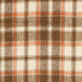 Quiltat tyg Flanell Rutigt | Poppy Fabrics – beige, 