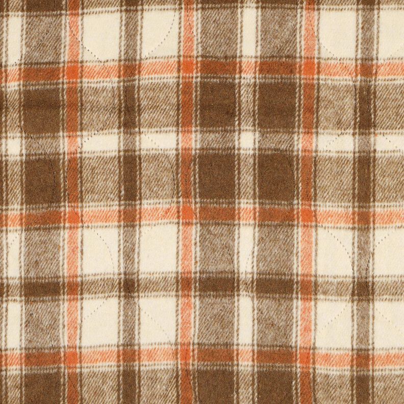 Quiltat tyg Flanell Rutigt | Poppy Fabrics – beige, image number 1