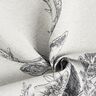 dekorationspanel Gobeläng rådjur med edelweiss – grått,  thumbnail number 3