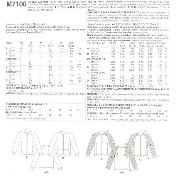 Jackor, McCalls 7100 | 32 - 50, image number 9