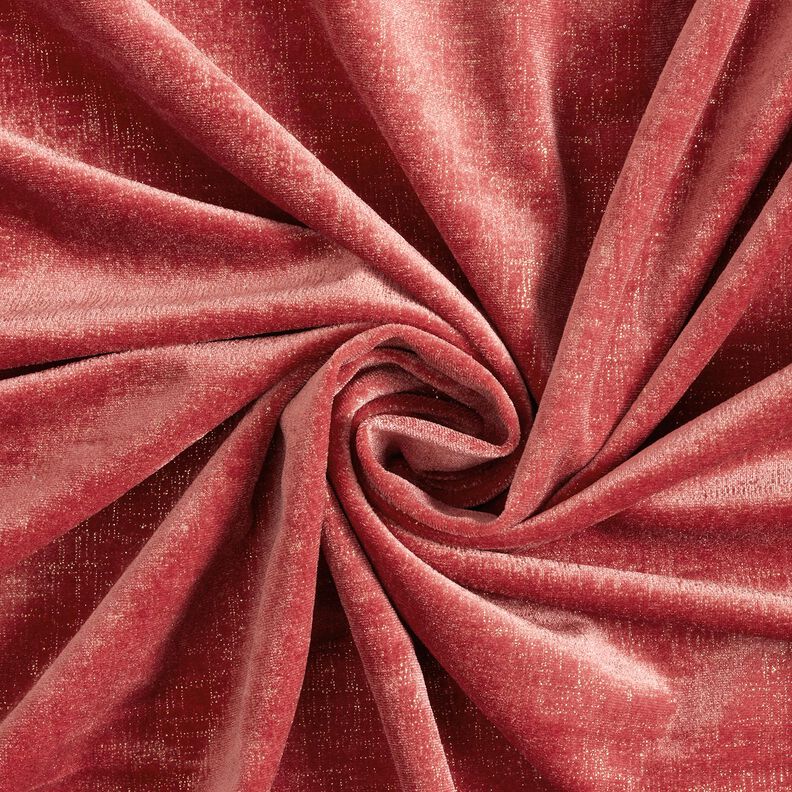 Stretchsammet glitterrutor – ljus bärfärg/guldmetallic, image number 3