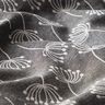 Möbeltyg Jacquard Maskrosor – grått,  thumbnail number 2
