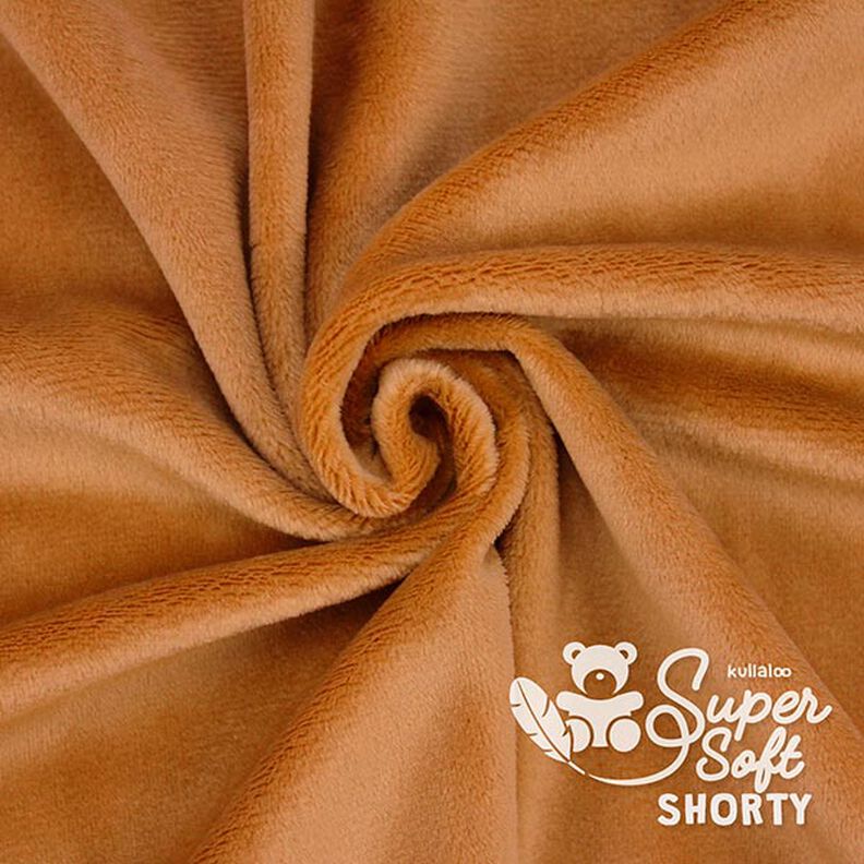 Plysch SuperSoft SHORTY [ 1 x 0,75 m | 1,5 mm ] - ljusbrun | Kullaloo,  image number 2