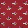 Sommarsweat hund med hatt | Poppy Fabrics – mörkröd/pink,  thumbnail number 1
