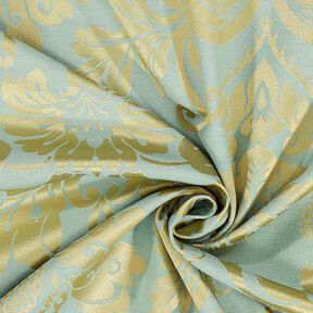 Dekorationstyg Jacquard Trento 280 cm – mint, 