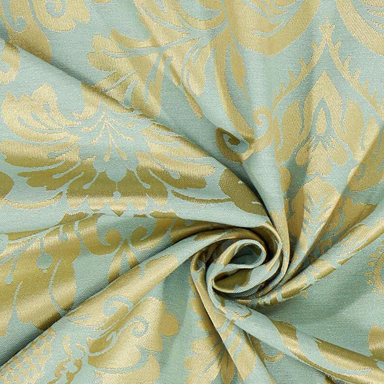 Dekorationstyg Jacquard Trento 280 cm – mint,  image number 2