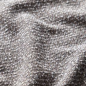 Stickad bouclé melange – mörkbeige/nattblå, 
