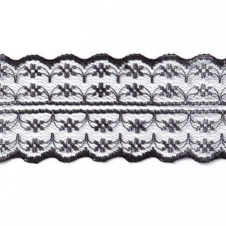 Kantband i voile-spets [48 mm] - svart, 