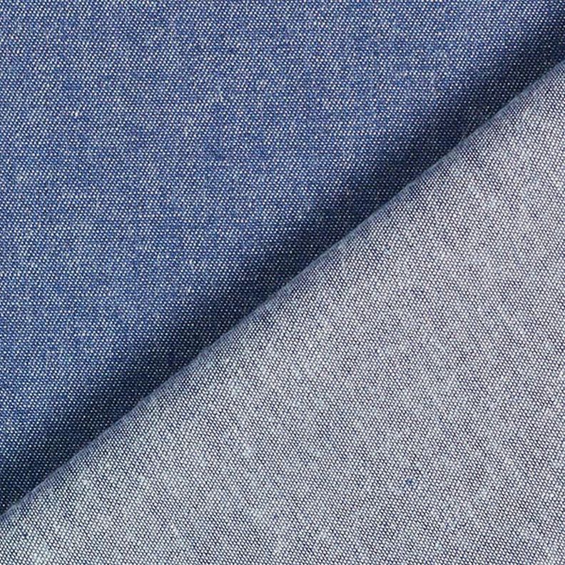 Bomullschambray jeanslook – marinblått,  image number 3