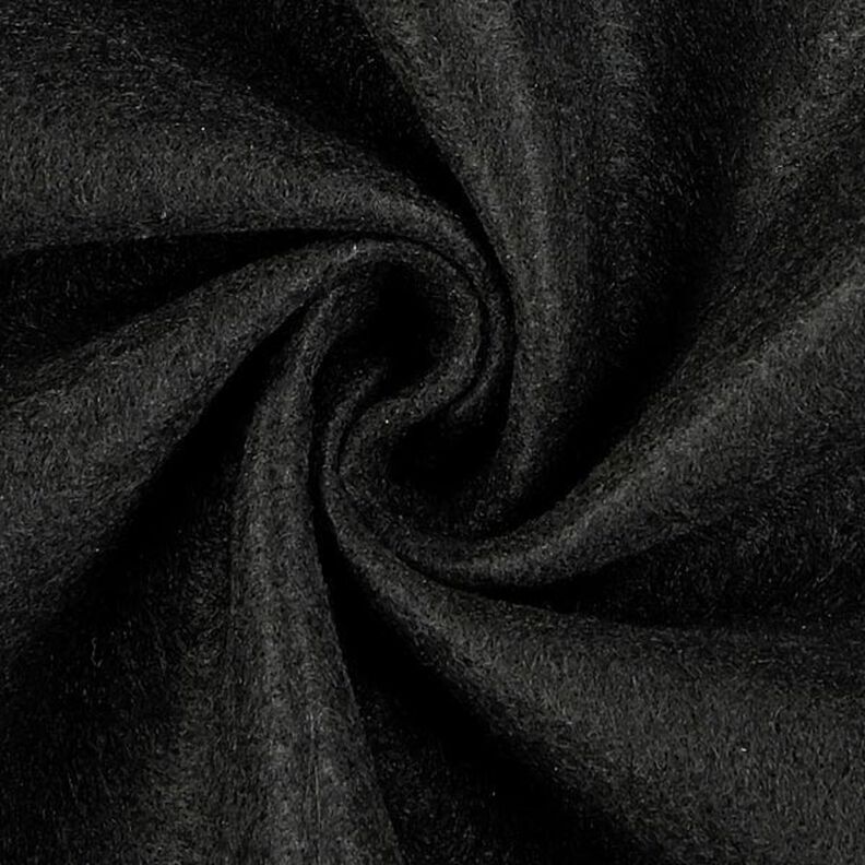 Filt 90 cm / 1 mm tjockt – svart,  image number 2