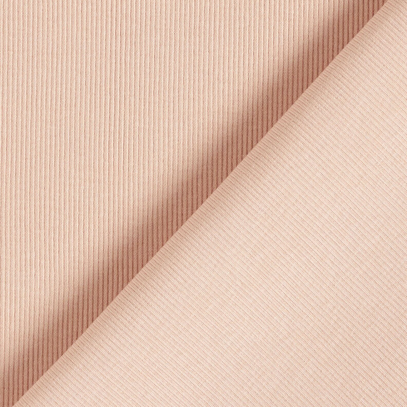 Fint räfflat Bomullsjersey – rose, image number 3