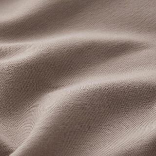 Bomullsjersey medium enfärgad – mullvad, 
