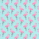 Kretong Flamingo 3 – turkos,  thumbnail number 1