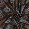 Viskosjersey blommiga fyrverkerier – svart/brun,  thumbnail number 3
