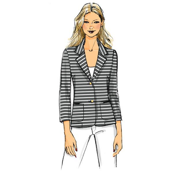 Blazer, Butterick 5926|42 - 50, image number 7