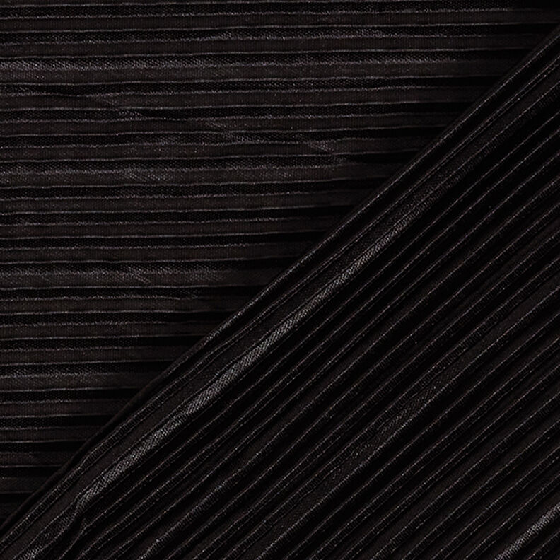 Plisserad jersey – svart,  image number 4