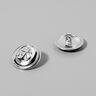 Metallknapp Ankare – silver metallic,  thumbnail number 2