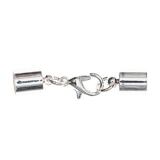 Karbinhake med hylsor [7 mm], Jewellery Made by Me | Rico Design - silver, 