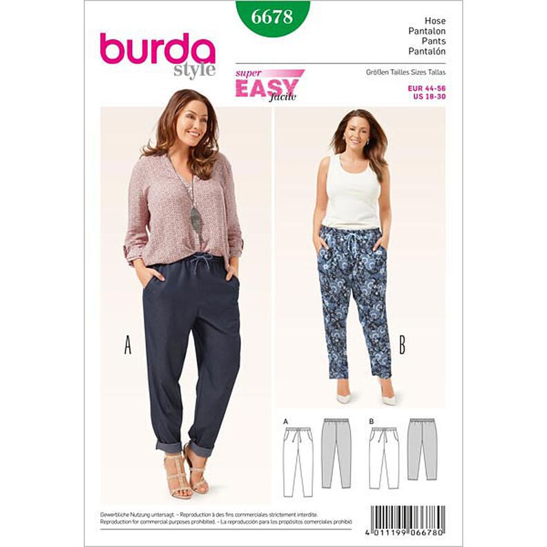 Byxa, Burda 6678,  image number 1