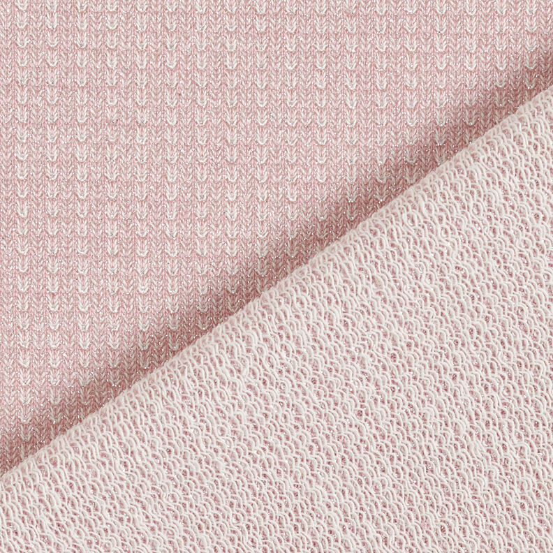 fransk frotté glitter – gammalt rosa,  image number 5