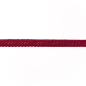 Elastistiskt infattningsband Spets [12 mm] – bordeauxrött, 
