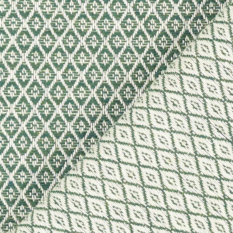 Möbeltyg Jacquard minirute – grön,  image number 3