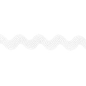 Tandad fläta [12 mm] – vit, 