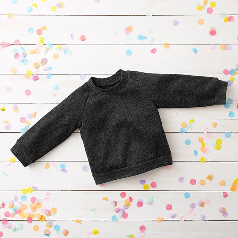 Sweatshirt Glitter – svart,  image number 7