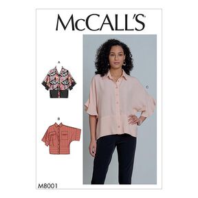 Blus, McCall´s 8001| 32-40, 