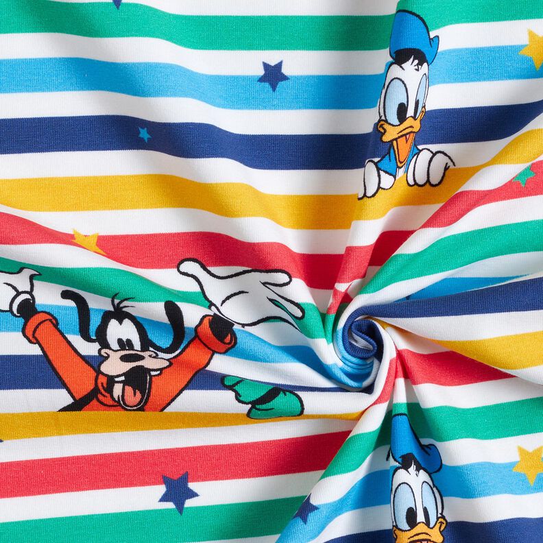 Bomullsjersey Musse Pigg och hans vänner | Disney – vit,  image number 3
