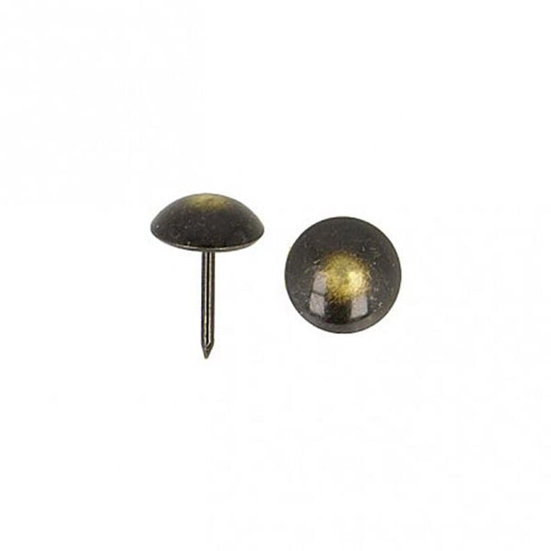 Möbelspikar [ 17 mm | 50 Stk.] - antracit/gammalt guld metallisk,  image number 2