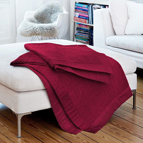 Antipilling Fleece – bordeauxrött,  image number 5