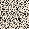 Sweatshirt Ruggad leo-tryck | Poppy Fabrics – kräm/anemon,  thumbnail number 1
