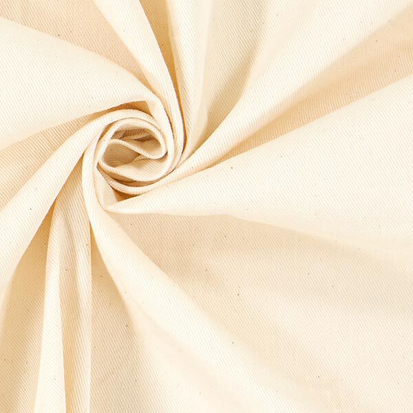 Bomullstyg Nättelduk Kypert (twill)  – natur,  image number 2