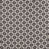 Chiffong blomsterornament – svart/vit,  thumbnail number 1
