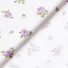 Bomullspoplin ljuva rosor – lavender/vit,  thumbnail number 4