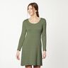 Ribbad jersey Enfärgad – oliv,  thumbnail number 10