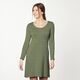 Ribbad jersey Enfärgad – oliv,  thumbnail number 10