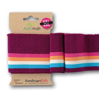 GOTS Ekologiska stickade muddar CUFF ME COLLEGE [140 cm | 7,5 cm] | Albstoffe | Hamburger Liebe, 